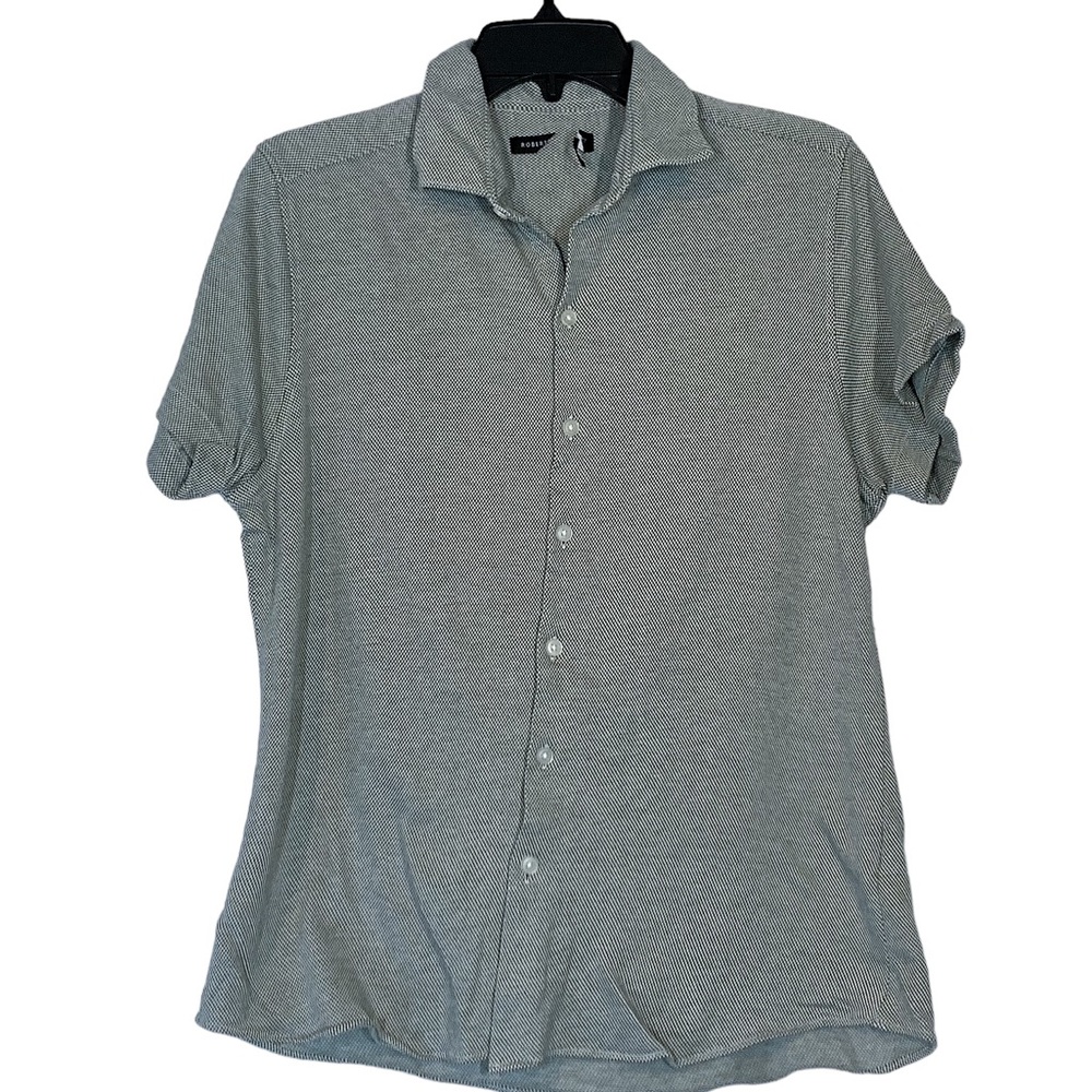 ROBERT BARAKETT Short Sleeve Button-up Shirt